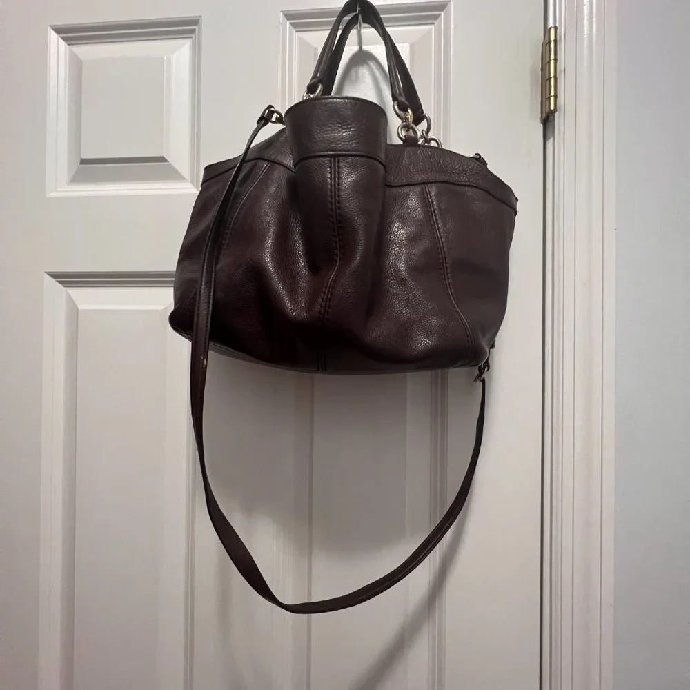 Coach Lexy pebble leather bag F23537 crossbody and shoulder bag
